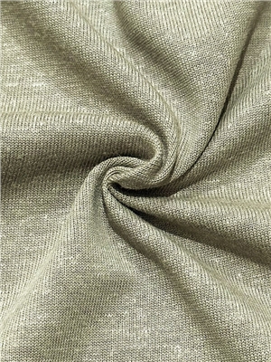 Cotton, Lyocell, Linen, Plain Knitted Fabric