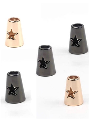 Five pointed star hollow hanging clock