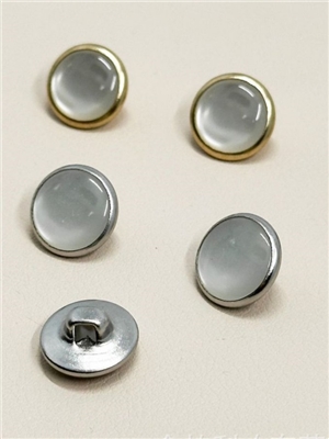 Cat eye pearl hand sewn buckle