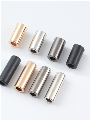 Metal straight tube hanging clock