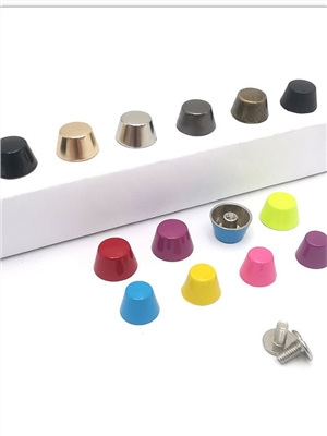 Alloy bucket shaped rivet