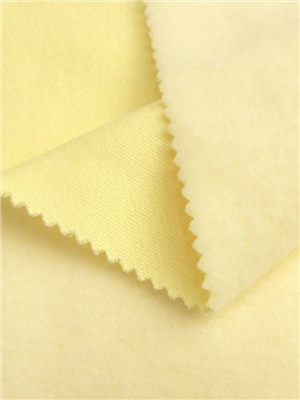 Cotton polyester single-sided brushed knitted fabric