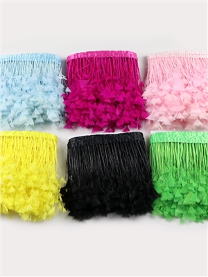 Turkey hair butterfly flower cloth edge