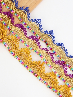 Colorful Wide Edge Button