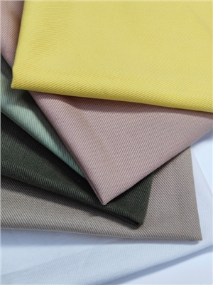 Lyocell-Polyester colorful demin blend fabric