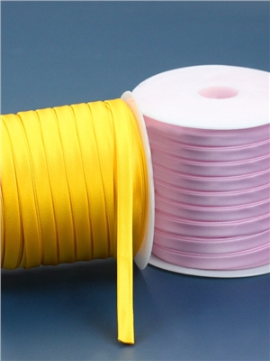 Satin fabric edging strip