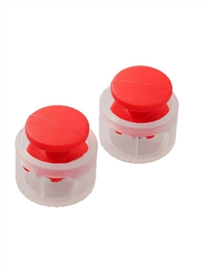 Transparent plastic spring buckle