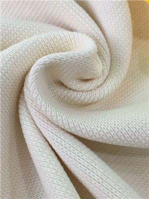 Cotton spandex ribbed knitted fabric