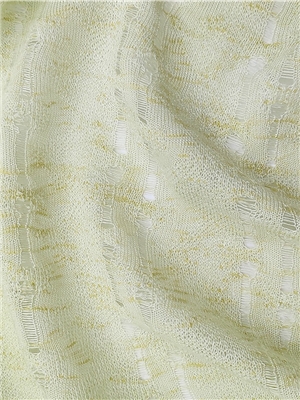 Coarse needle hollow polyester knitted fabric