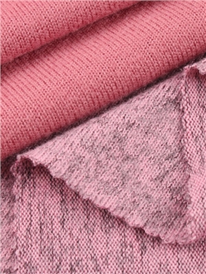 Cashmere brushed knitted fabric