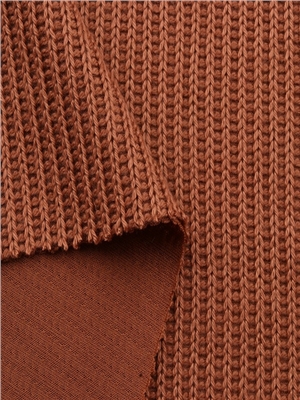 Coarse needle knitted sweater fabric