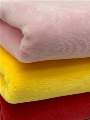 Polyester crystal velvet knitted fabric