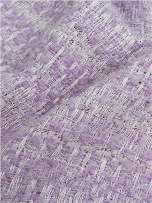 Woolen tweed knitted fabric