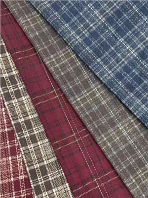 Grid knitted jacquard fabric