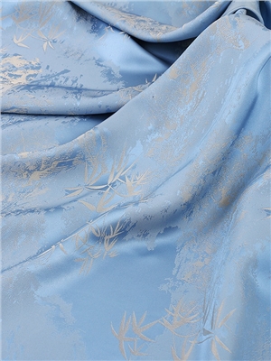 Silk acetate two-color jacquard fabric