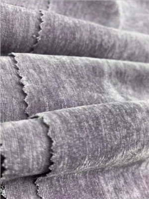 Polyester ammonia double-sided chenille knitted fabric