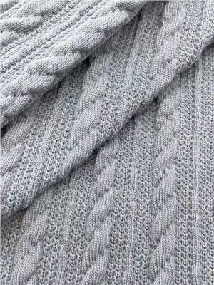 Thick needle Fried Dough Twists knitted fabric