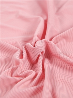 Ice silk ribbed knitted fabric