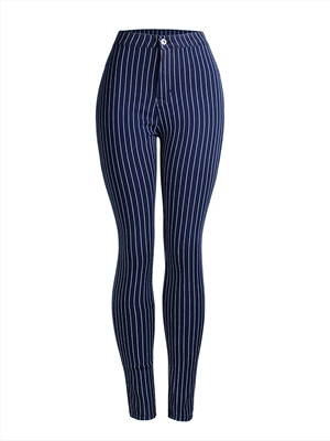Spring Striped High Waist Pants Women's Pants Women's Pencil Pants
