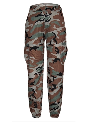 New style women's sports and leisure camouflage ladies commuter pants harem cropped pants women